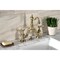 Kingston Brass Bridge Bathroom Faucet with Brass PopUp, Antique Brass KS7973BAL - alternate 5